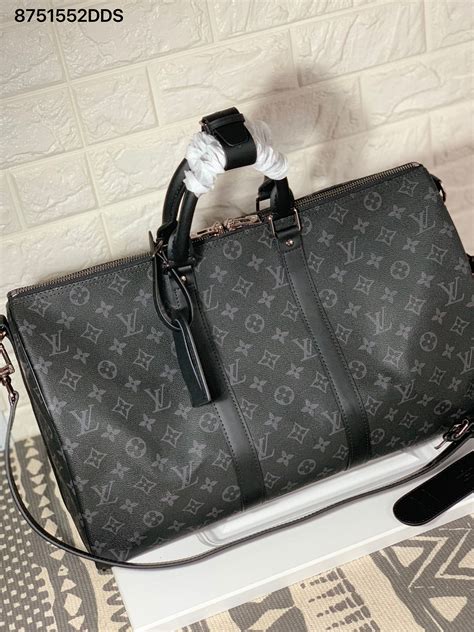 lv duffle bag black|louis vuitton duffle bag suitcase.